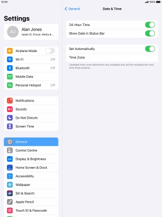 Press the Home key to return to the home screen.
