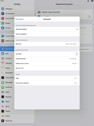 Press Authentication.