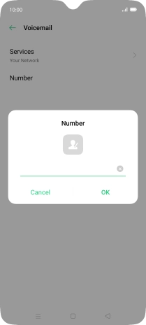 Key in +61414121121 and press OK.