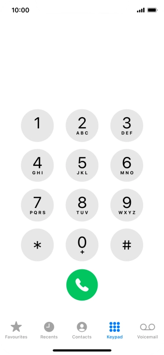 Press Keypad.