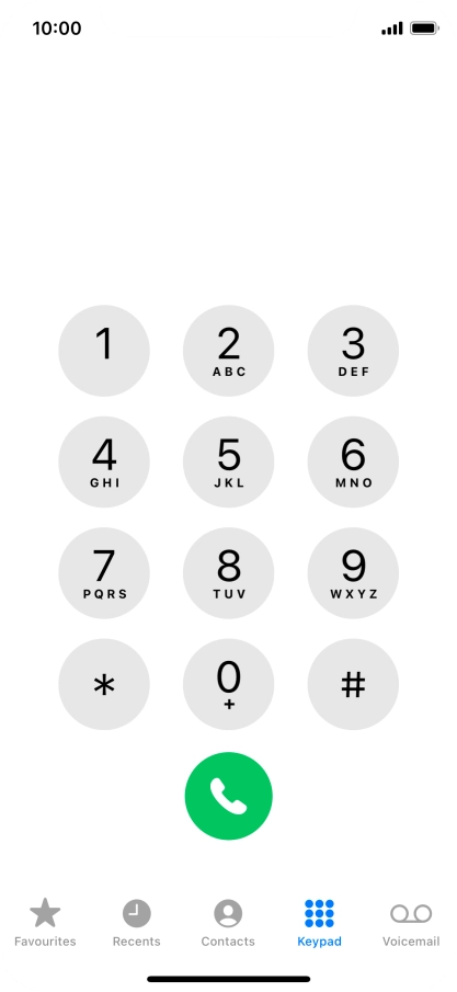 Press Keypad.