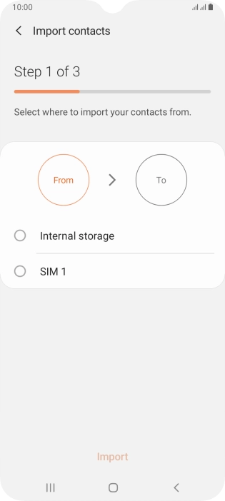 Press the name of the SIM.