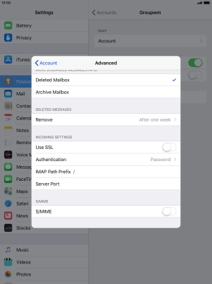 Press Authentication.