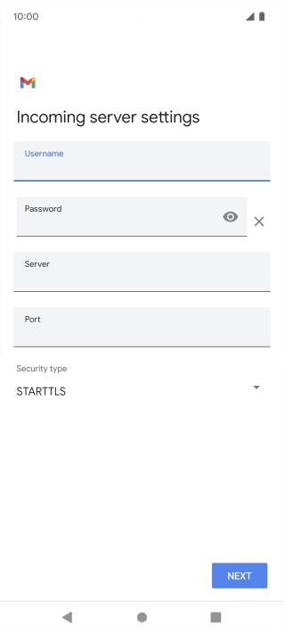 Press the field below 
