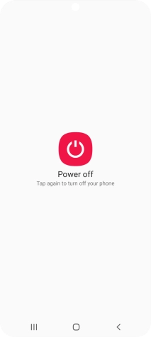 Press Power off.
