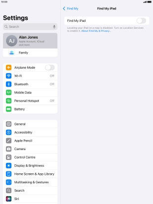 Press the indicator next to Press the indicator next to