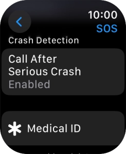 Press Medical ID. Press Medical ID.