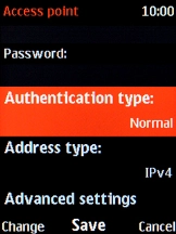 Select Advanced settings.