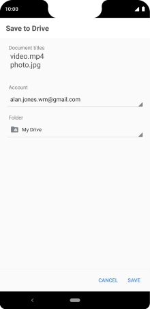 Press the field below 