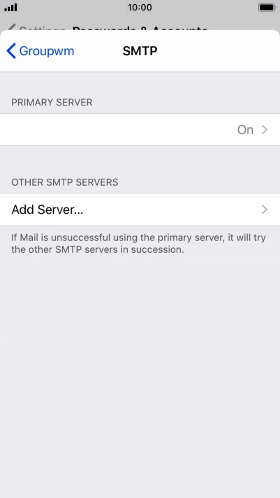 Press the field below 