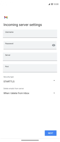 Press the field below 