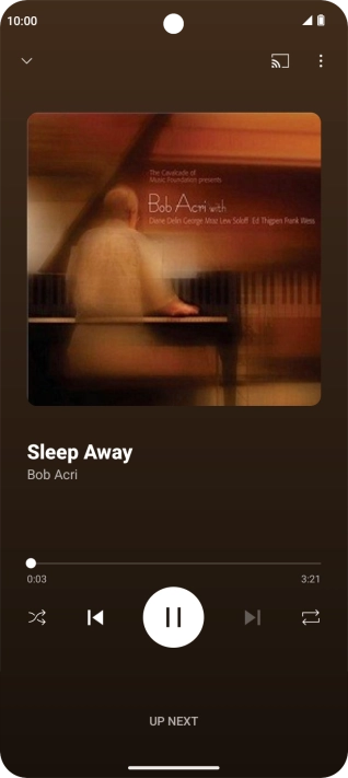 Press arrow right to go to the next audio file. Press arrow right to go to the next audio file.