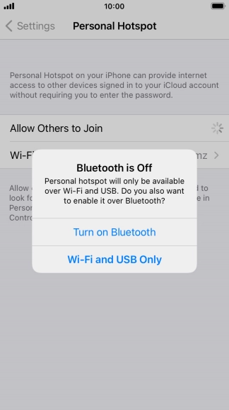 If Wi-Fi is turned on, press Wi-Fi and USB Only. If Wi-Fi is turned on, press Wi-Fi and USB Only.
