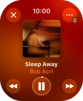 Turn the Digital Crown to select the required volume.