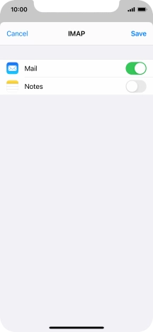 Press Save. Your email account has now been set up. To select more settings for incoming and outgoing server, proceed with the following steps.