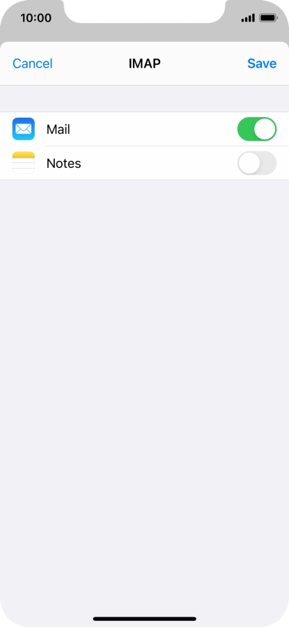 Press Save. Your email account has now been set up. To select more settings for incoming and outgoing server, proceed with the following steps.