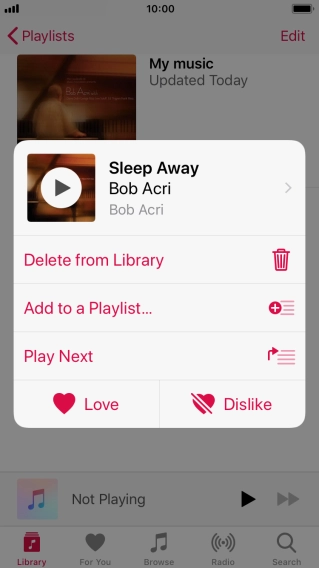 Press the required function and follow the instructions on the screen to use the selected function.