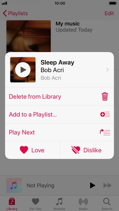Press the required function and follow the instructions on the screen to use the selected function.