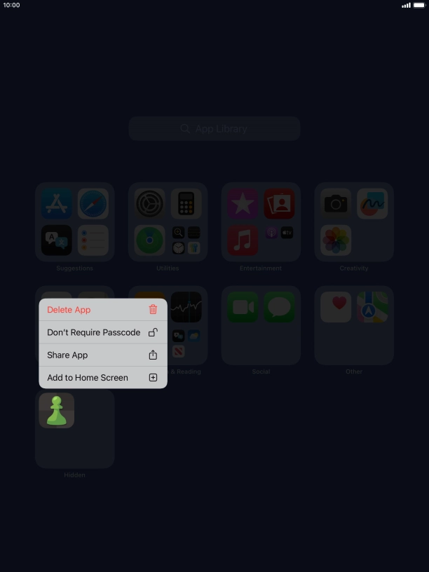 Press Don't Require Passcode.