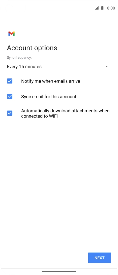 Press the drop down list below 