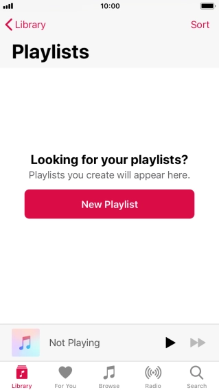 Press New Playlist.