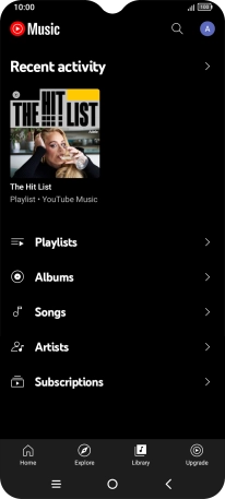Press the required category and go to the required audio file. Press the required category and go to the required audio file.