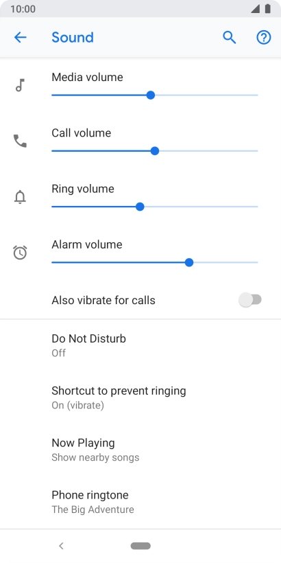 Press Phone ringtone.