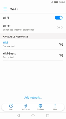 Press the Home key to return to the home screen.
