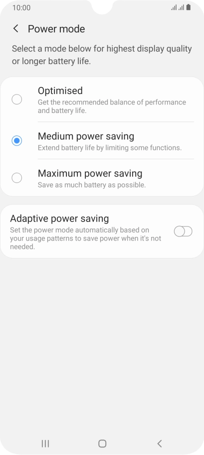 Press the Home key to return to the home screen.