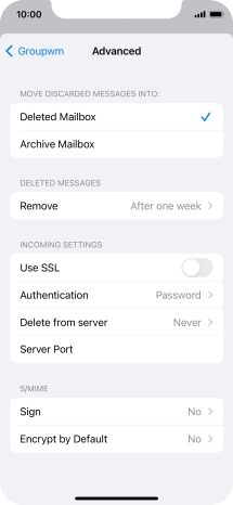 Press Authentication.