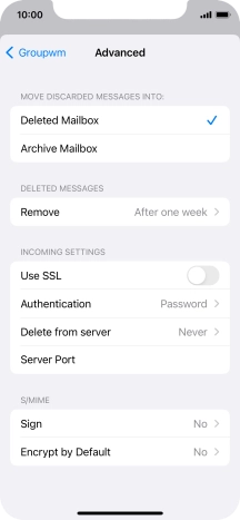 Press Authentication.