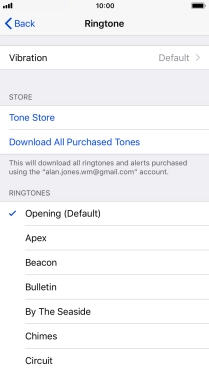 Press the required ring tones to hear them.