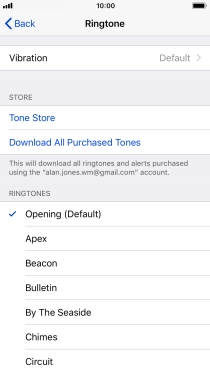 Press the required ring tones to hear them.