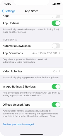 Slide your finger upwards starting from the bottom of the screen to return to the home screen.