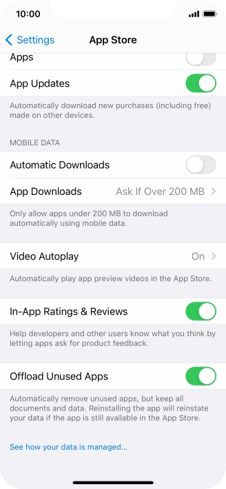 Slide your finger upwards starting from the bottom of the screen to return to the home screen.