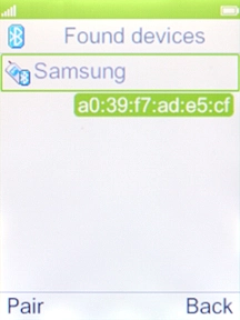 Select the required Bluetooth device and follow the instructions on the screen to pair the device with your phone. Select the required Bluetooth device and follow the instructions on the screen to pair the device with your phone.
