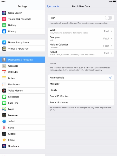 If you turn off the function, press the required setting. If you turn off the function, press the required setting.
