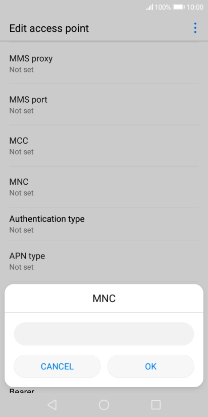 Key in 03 and press OK.