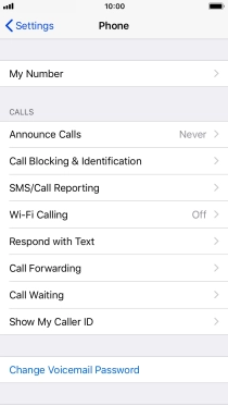 Press Wi-Fi Calling.