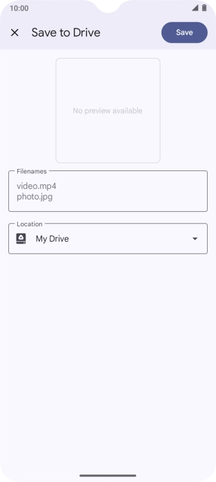 Press the field below 