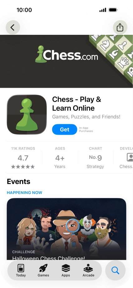 Press Get and follow the instructions on the screen to install the app. Press Get and follow the instructions on the screen to install the app.