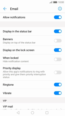 Press Allow notifications to turn on the function.