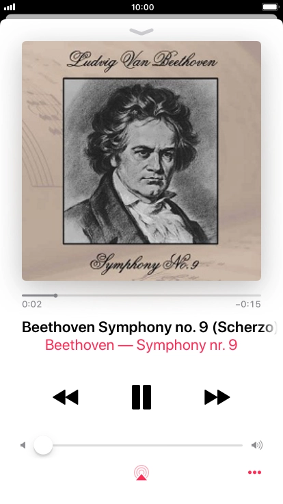 Press arrow right to go to the next audio file.