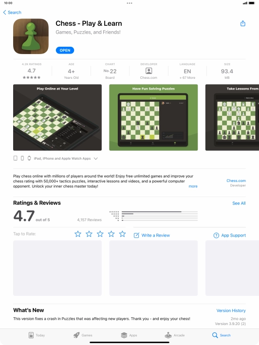 Slide your finger upwards starting from the bottom of the screen to return to the home screen.