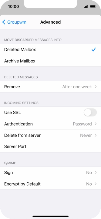 Press Authentication.