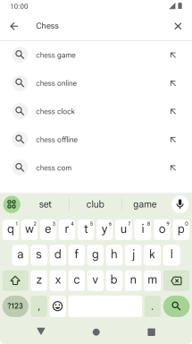 Key in the name or subject of the required app and press the search icon. Key in the name or subject of the required app and press the search icon.