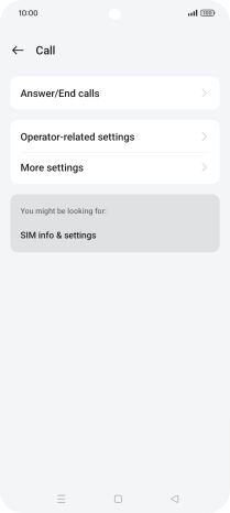 Press Operator-related settings.