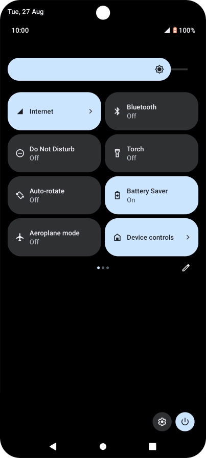Press the Home key to return to the home screen.