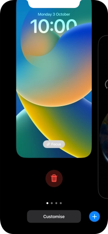 Press the delete icon.