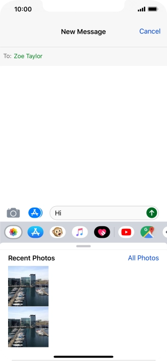 Press All Photos and go to the required folder.